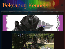 Tablet Screenshot of pekeapug.com